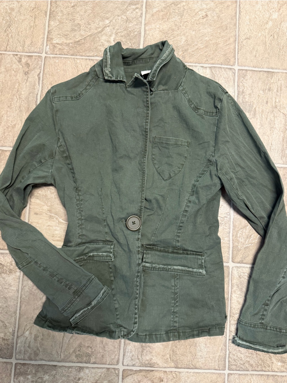 Rothco Olive Green Single-Button Utility Jacket